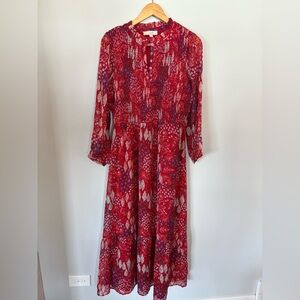 Gorgeous, colorful dress. Perfect for a shower or lunch with the gals.